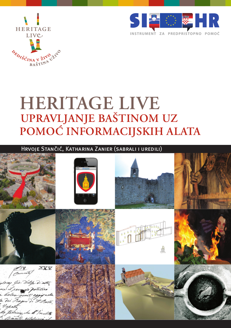 Heritage live Upravljanje bastinom uz pomoc informacijskih alata korice vanjske i nutarnje